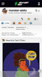 Mobile Screenshot of monster-aleks.deviantart.com