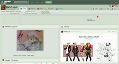Desktop Screenshot of dark-s1ayer.deviantart.com