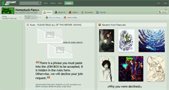 Desktop Screenshot of homestuck-fans.deviantart.com