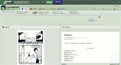 Desktop Screenshot of lysusgashtall.deviantart.com