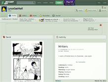 Tablet Screenshot of lysusgashtall.deviantart.com