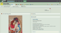 Desktop Screenshot of becky-kitkat.deviantart.com