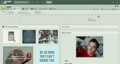 Desktop Screenshot of javc.deviantart.com