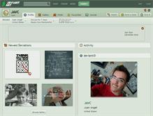 Tablet Screenshot of javc.deviantart.com