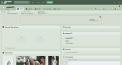 Desktop Screenshot of pete632.deviantart.com