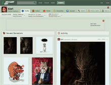 Tablet Screenshot of klori.deviantart.com