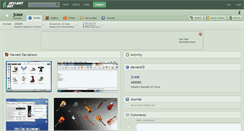 Desktop Screenshot of jcase.deviantart.com