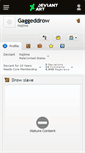 Mobile Screenshot of gaggeddrow.deviantart.com