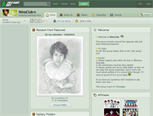 Tablet Screenshot of ninoclub.deviantart.com