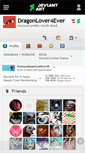 Mobile Screenshot of dragonlover4ever.deviantart.com