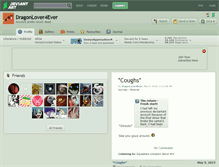 Tablet Screenshot of dragonlover4ever.deviantart.com