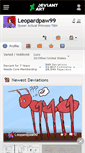 Mobile Screenshot of leopardpaw99.deviantart.com