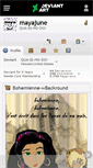 Mobile Screenshot of mayajune.deviantart.com