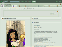 Tablet Screenshot of mayajune.deviantart.com