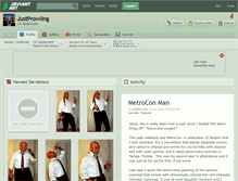 Tablet Screenshot of justprowling.deviantart.com