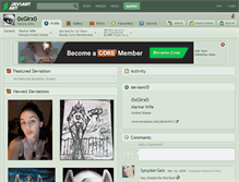 Tablet Screenshot of 0xgirx0.deviantart.com