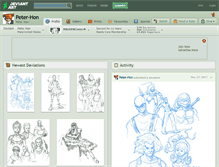 Tablet Screenshot of peter-hon.deviantart.com