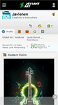 Mobile Screenshot of javienen.deviantart.com