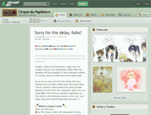 Tablet Screenshot of cirque-du-papillon.deviantart.com