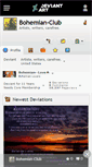 Mobile Screenshot of bohemian-club.deviantart.com