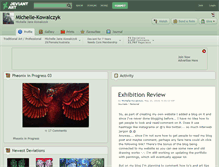 Tablet Screenshot of michelle-kowalczyk.deviantart.com