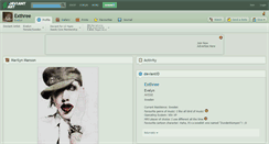 Desktop Screenshot of exthree.deviantart.com