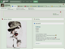 Tablet Screenshot of exthree.deviantart.com