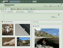 Tablet Screenshot of pallehenriksen.deviantart.com