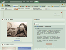 Tablet Screenshot of entissar.deviantart.com