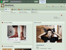 Tablet Screenshot of dokeshikurai.deviantart.com