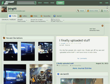 Tablet Screenshot of jking95.deviantart.com