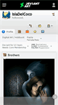 Mobile Screenshot of isladelcoco.deviantart.com