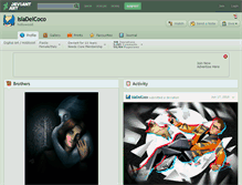 Tablet Screenshot of isladelcoco.deviantart.com