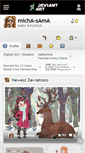 Mobile Screenshot of micha-sama.deviantart.com