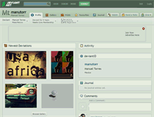 Tablet Screenshot of manutorr.deviantart.com