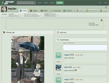 Tablet Screenshot of maysan.deviantart.com