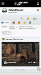 Mobile Screenshot of brandpower.deviantart.com
