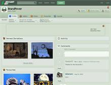 Tablet Screenshot of brandpower.deviantart.com