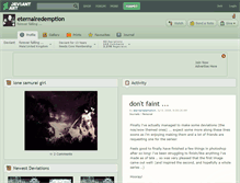 Tablet Screenshot of eternalredemption.deviantart.com
