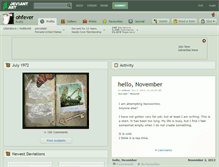 Tablet Screenshot of ohfever.deviantart.com