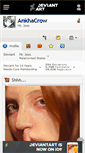 Mobile Screenshot of ankhacrow.deviantart.com
