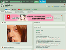 Tablet Screenshot of ankhacrow.deviantart.com