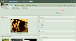 Desktop Screenshot of cloune.deviantart.com