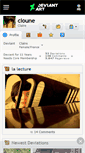 Mobile Screenshot of cloune.deviantart.com