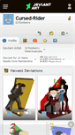 Mobile Screenshot of cursed-rider.deviantart.com