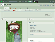 Tablet Screenshot of butterrum.deviantart.com