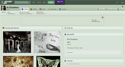 Desktop Screenshot of m-cinnamon.deviantart.com