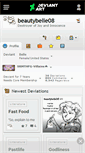 Mobile Screenshot of beautybelle08.deviantart.com