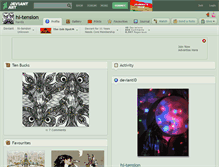 Tablet Screenshot of hi-tension.deviantart.com