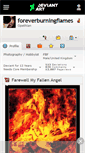 Mobile Screenshot of foreverburningflames.deviantart.com